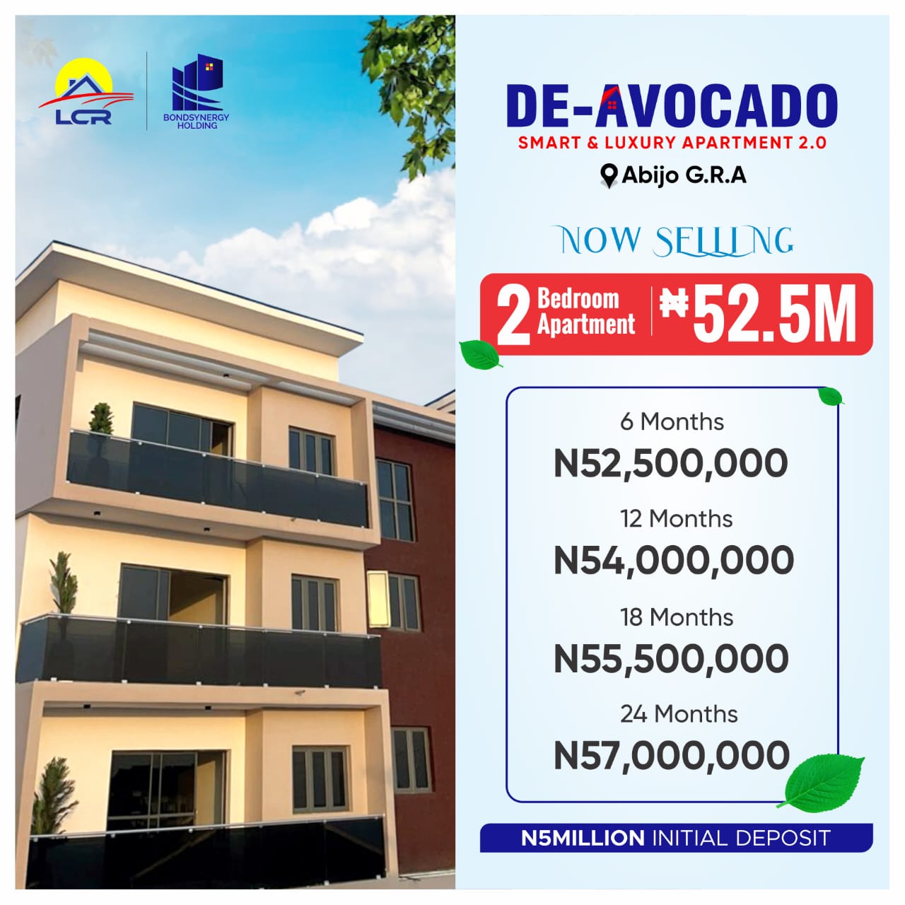 De Avocado Luxury & Smart Homes. Abijo. GRA