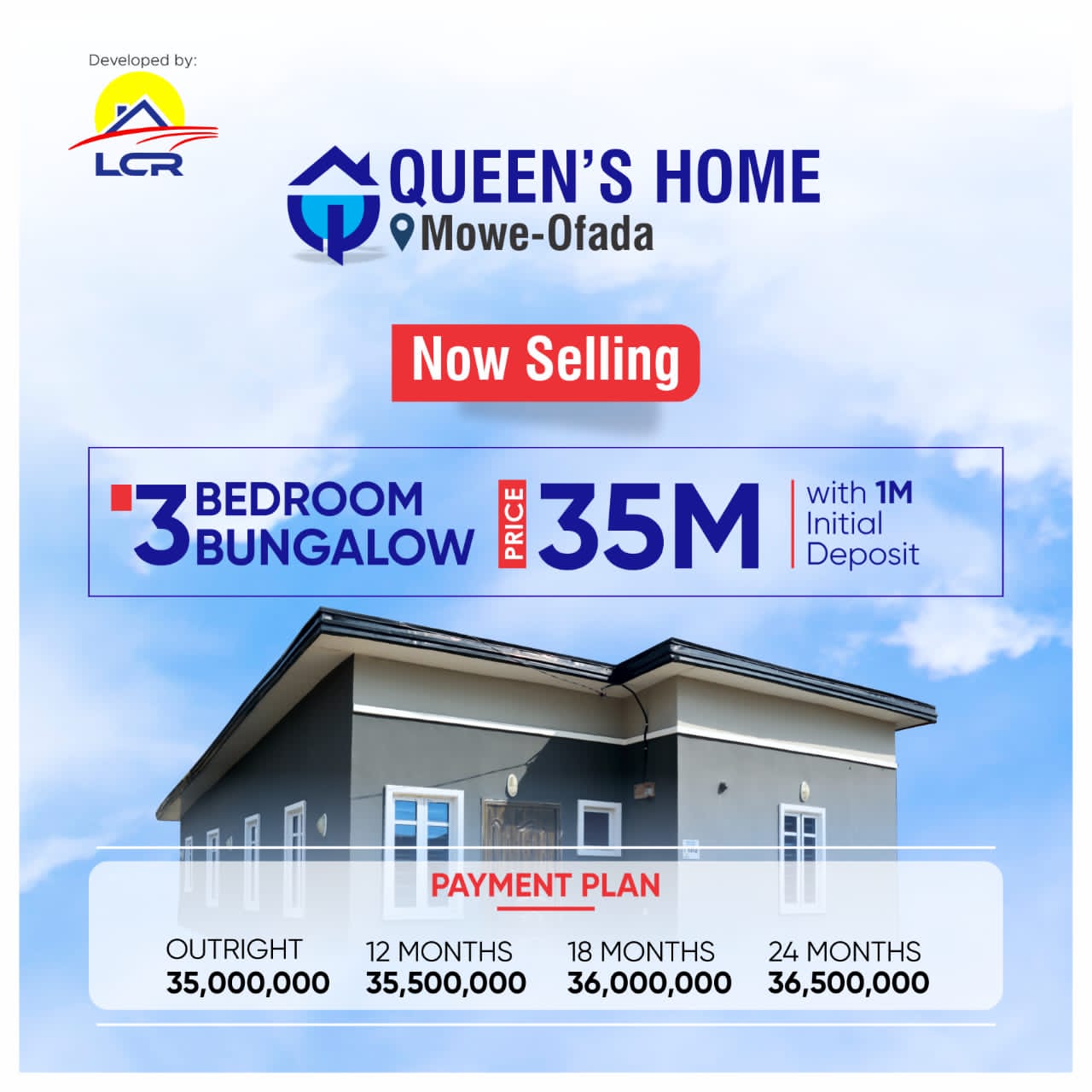 QUEEN’S HOMES. MOWE, OFADA